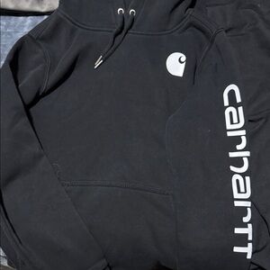 Carhartt Black Logo Hoodie